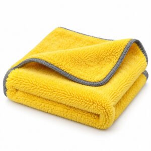 Chemora product illustration — Automotive Microfiber Cloth Yellow
